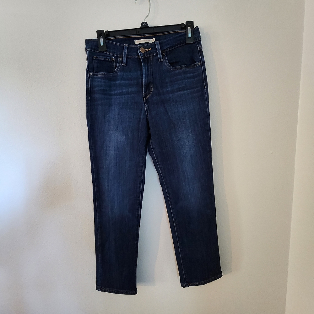 Levi's Women's 724 High Rise Straight Crop Jeans
